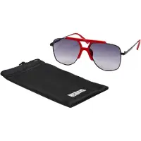 Urban Classics Lunettes de soleil 'Saint Tropez' rouge / noir