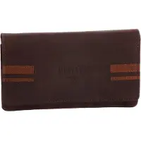 Mustang Cuir porte-monnaie Asti Leather Wallet Side Opening Dark Brown brun