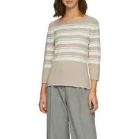 s.Oliver Black Label Pull-over beige clair / blanc