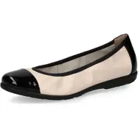 Caprice Ballerines beige / noir