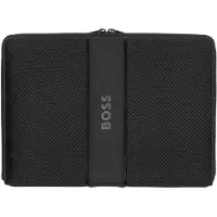 BOSS Porte-documents de réunion noir format A4 avec logo