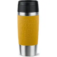 EMSA Travel Mug Classic 36 Ml Acier Inoxydable, Jaune