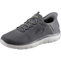 SKECHERS Baskets basses 'Slip-Ins Summits - High Range' gris foncé