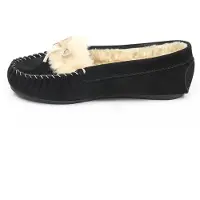 Gooce Mocassin 'Joia' crème / noir