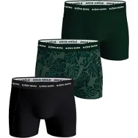 Björn Borg Homme Trois Pack Boxers Vert/Imprimé/Noir
