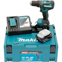 Makita DHP485RTJ - Perceuse Visseuse À Percussion 18 V Li-Ion 5 Ah Ø 13 Mm (2x Batterie 5,0Ah ) Dans MAKPAC - Moteur BL