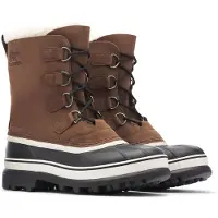 Sorel Bottes 'Caribou' marron / noir / blanc