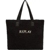 Replay sac shopper sac à épaule Shopper Black noir