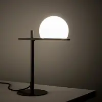 Estiluz Circ Lampe de Table Black