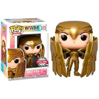 Funko POP! Figurine Exclusive Métallique 84-shield Wonder Woman Dc Comics Or