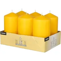 Papstar 17996 Bougie de cire ronde, (e) (6 pcs)