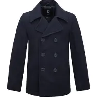 Brandit Pea Coat Bleu 7XL Homme