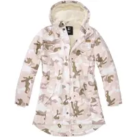 Brandit Parka mi-saison 'Marsh Lake' olive / rose clair / blanc