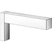 Keuco WC-Papierhalter EDITION 90 SQUARE für Ersatzrollen vc Tiefe 118mm