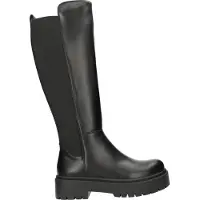La strada , chaussures pour femmes, bottes, fermeture éclair, noir, chaussures de loisirs