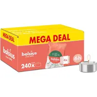 Bolsius 240 bougies chauffe-plat