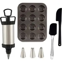 San Ignacio Ensemble De Moules Pour Sac à Pâtisserie X Kinvara 25.5x19.5 Cm