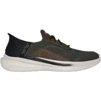 SKECHERS Slip-Ins: Slade - Cohen Sportief - Groen - Maat 42