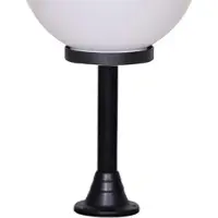 Lyora Lampe de jardin Globe Bolano 101cm. opale debout