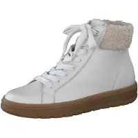 Paul green Bottines à lacets crème / blanc cassé