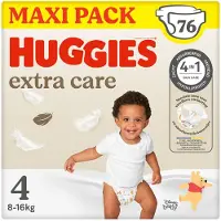 Huggies Extra Care Disney Size 4 Diapers 76 Units Jaune