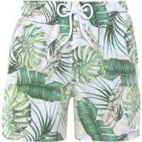 s.Oliver Shorts de bain crème / vert / blanc