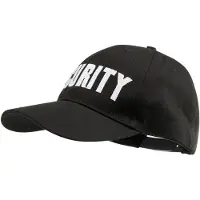 Brandit Casquette 'Security' noir / blanc