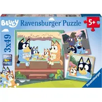 Ravensburger Puzzles 3x49 pièces Les aventures de Bluey