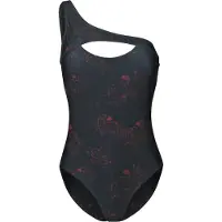 Black premium by emp Maillots de bain de - Asymmetric Swimsuit - S - XL - pour Femme - noir - Taille S