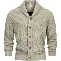 INDICODE JEANS Vestes en maille ' Brandox ' greige