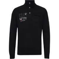 FQ1924 Pull-over 'ERLONG' gris / noir / blanc