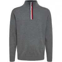 FQ1924 Pull-over 'Kyle' bleu nuit / gris / rouge / blanc