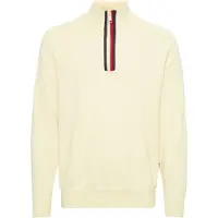 FQ1924 Pull-over 'Kyle' bleu nuit / rouge / coquille d'oeuf