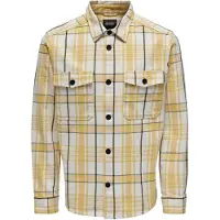 Only & Sons Chemise 'ONSMilo' citron / miel / noir / blanc
