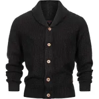 INDICODE JEANS Vestes en maille ' Brandox ' noir
