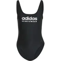 Adidas Maillot de bain sport 'Sportswear U-Back' noir / blanc