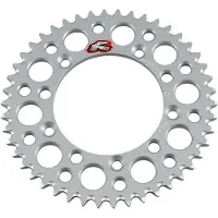Renthal 192u-420 Ultralight Grooved Rear Sprocket Argenté 48t