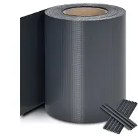 Merkloos Bandes d'intimité en PVC - 1 pièce - Anthracite
