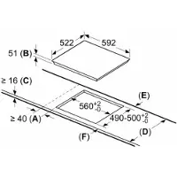 Bosch Plaque à Induction Pid631bb5e 60 Cm 3 Feux