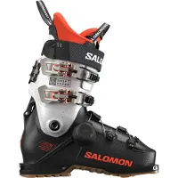 Salomon - Chaussures de ski all-mountain - Shift Alpha Boa 110 Black/Orange Tiger/Orange Tiger pour Homme en Aluminium - Taille 45 2/3-46 1/3 - Noir