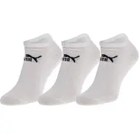 Puma Unisexe, Chaussettes, Baskets, Blanc, (Lot de 3, 43 - 46)