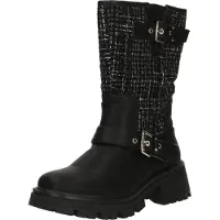 Mustang Boots 'Enkellaarsjes Plat' noir