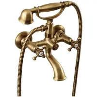 Hak Sapho Antea - Mitigeur bain avec accessoires, bronze 3016