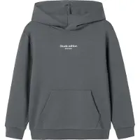 Name it Sweat 'NKMBrody' gris foncé / blanc
