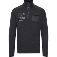 FQ1924 Pull-over 'ERLONG' noir / blanc