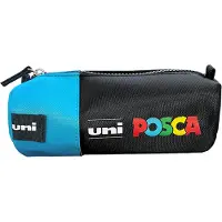 Posca Pochette scolaire POSCA Bleu Noir 8,5 x 19,5 cm