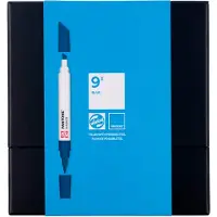 TALENS | PANTONE Marker Ensemble de 9 Blue