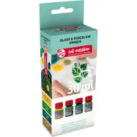 Talens Art Creation Verre &amp; Porcelaine Peinture Opaque Set 4 x 30 ml Vert Or