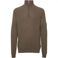 FQ1924 Pull-over 'Kyle' bleu / marron chiné / rouge / noir / blanc