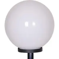 Lyora Lampe de jardin Globe Bolano 201cm. opale debout
